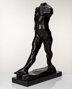 Gudmar Olovson, sculpture. Signed. Numbered. Foundry mark. Bronze, total height 67 cm, length 46 cm.