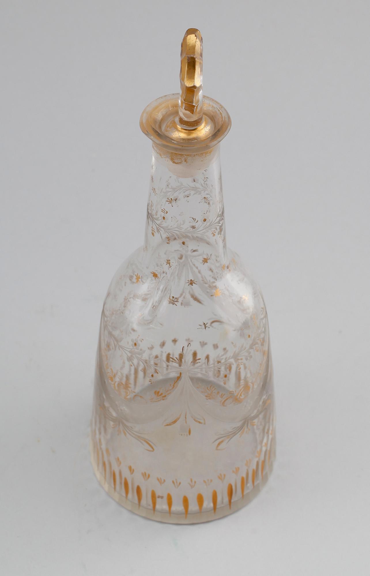 FLAKONG, glas, 1800-tal.