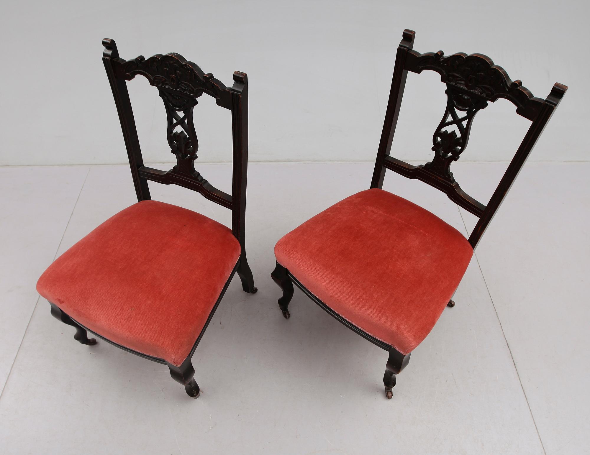 BRASSTOLAR, 1 par, 1800-talets andra hälft.