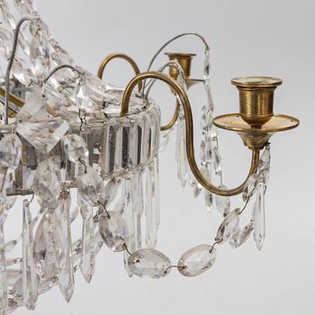 An Empire style chandelier, second half of the 20th century.