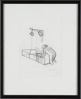 PETER DAHL, drawing, signed.