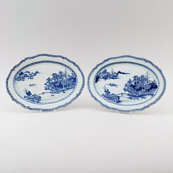 STEKFAT, 1 par, porslin, Kina, Qianlong 1736-1795.