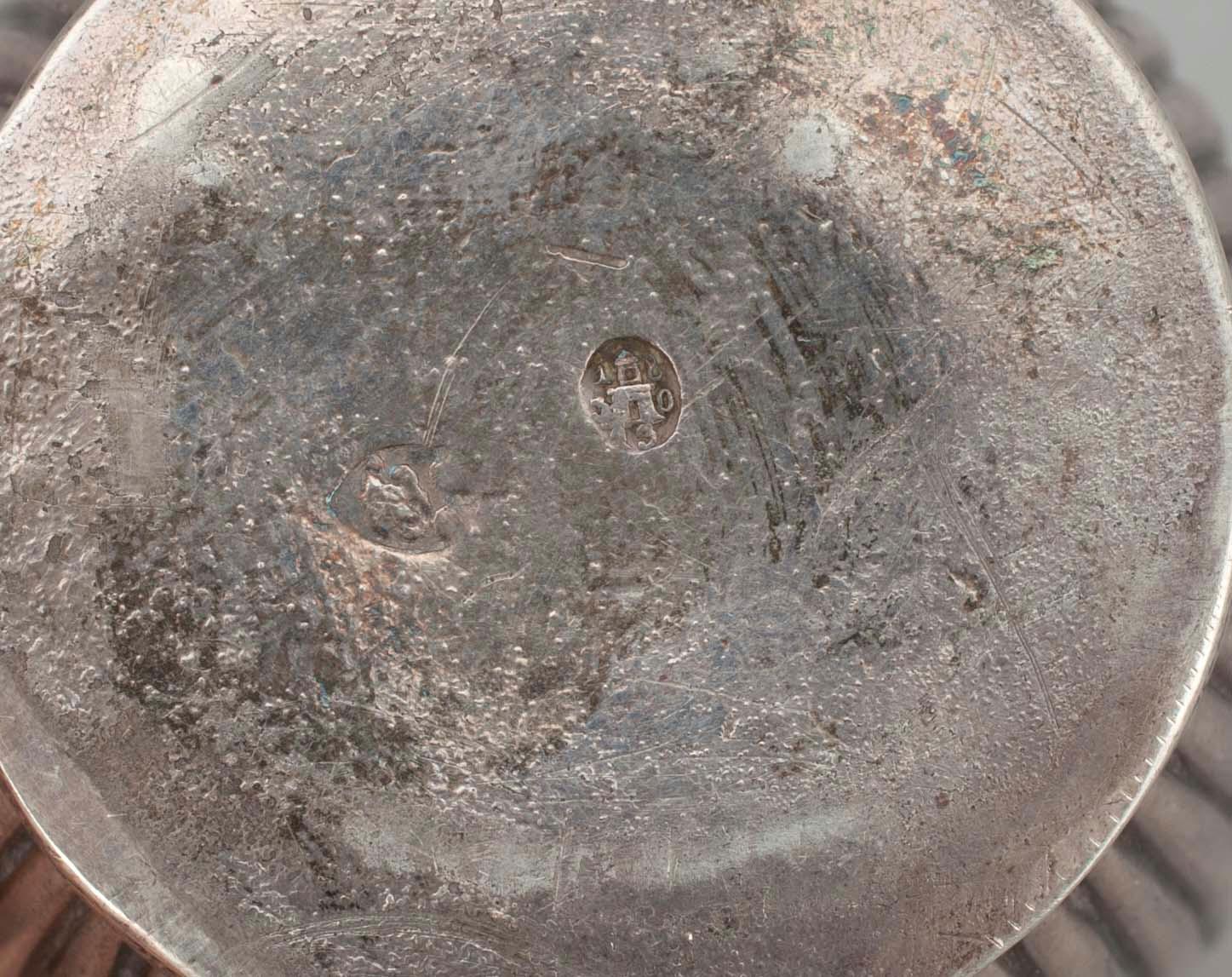 MJÖLKKANNA, silver, empire, Österrike-Ungern 1830. Tot. vikt ca 202 g.