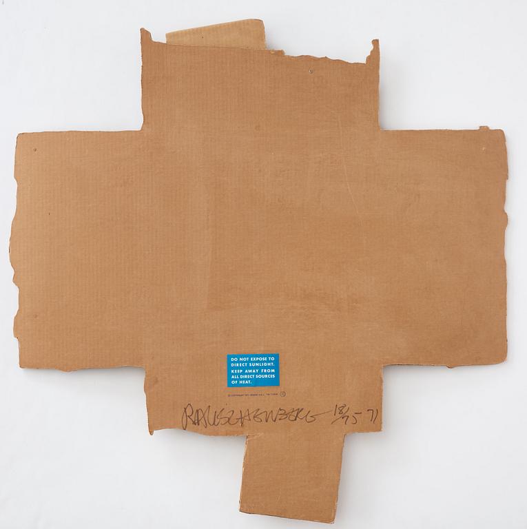 Robert Rauschenberg, Cardbird IV ur: "Cardbird series".