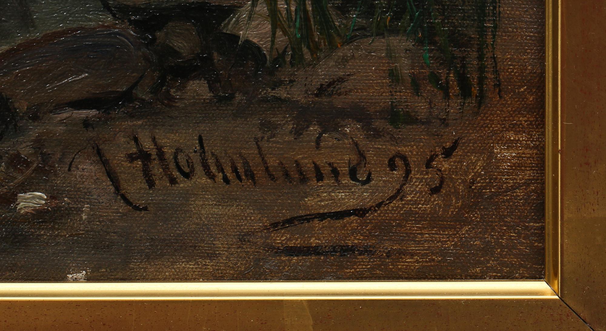 JOSEFINA HOLMLUND, olja på duk, signerad och daterad 95.