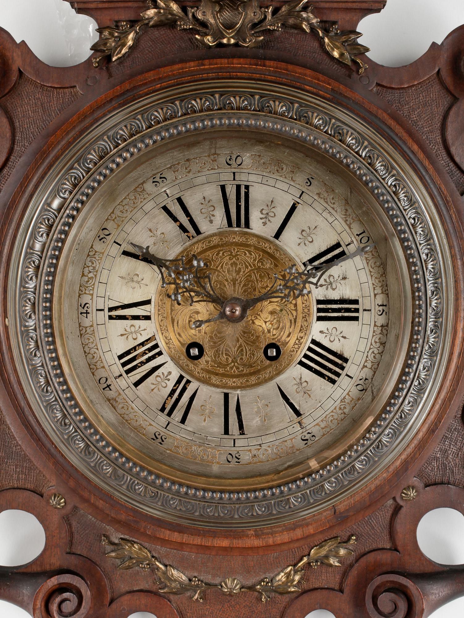 VÄGGPENDYL, nyrenässans, 1800-talets slut.