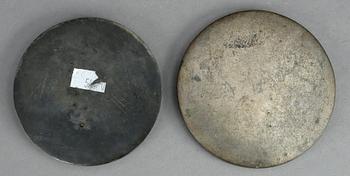 BRONSSPEGLAR, 2 st, Kina, bla Ming.