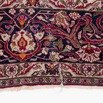 An antique Isfahan carpet, circa 342 x 250-260 cm.
