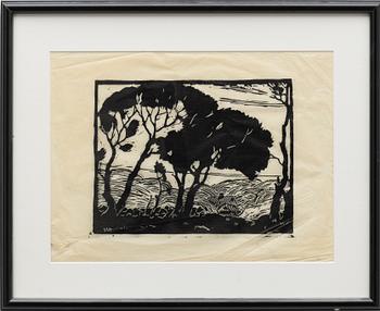Wilhelm Kåge, Four linoleum cuts.