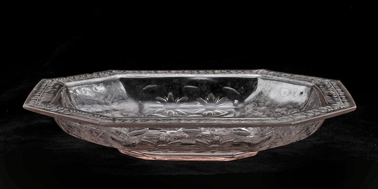 SKÅLFAT, glas, 1700-tal.