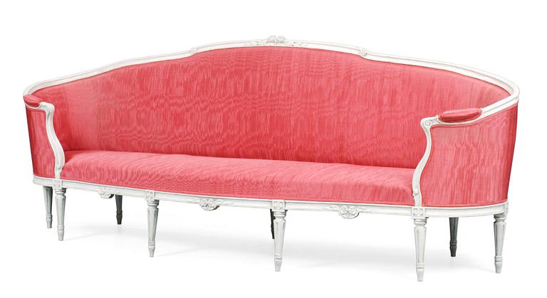 A Gustavian sofa.