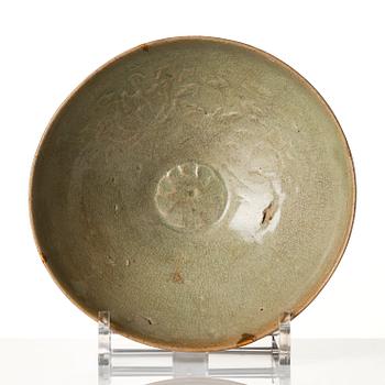 A celadon glazed bowl, Korea, Goryeo dynasty, 12th century.