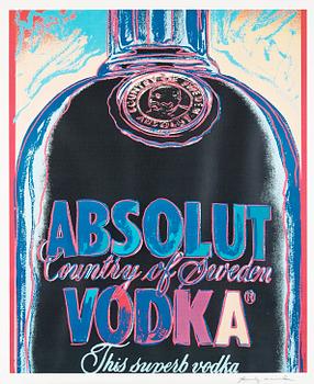 258. Andy Warhol, "Absolut Vodka".