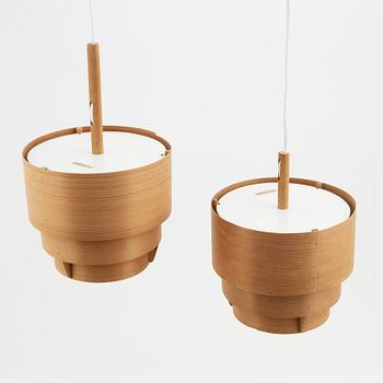 Hans-Agne Jakobsson, taklampor, ett par, Ellyset AB, Markaryd.