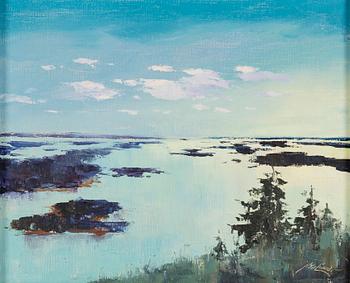 Axel Lind, "Tusen sjöar, St Mikeli, Finland".