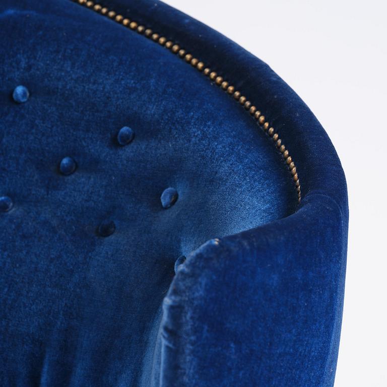 Carl Cederholm, a Swedish Modern armchair, Stil & Form, Stockholm, 1940s-50s.