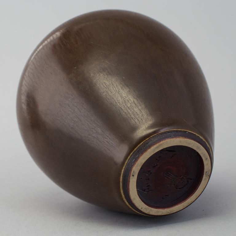 BERNDT FRIBERG, vas av stengods, Gustavsberg studio 1959.