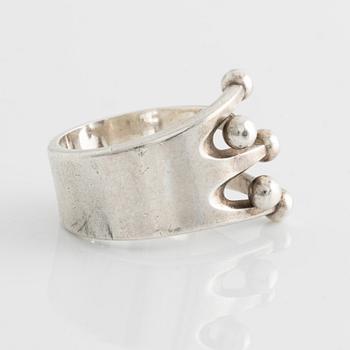 Anna Greta Eker, ring, sterling silver, Norway.