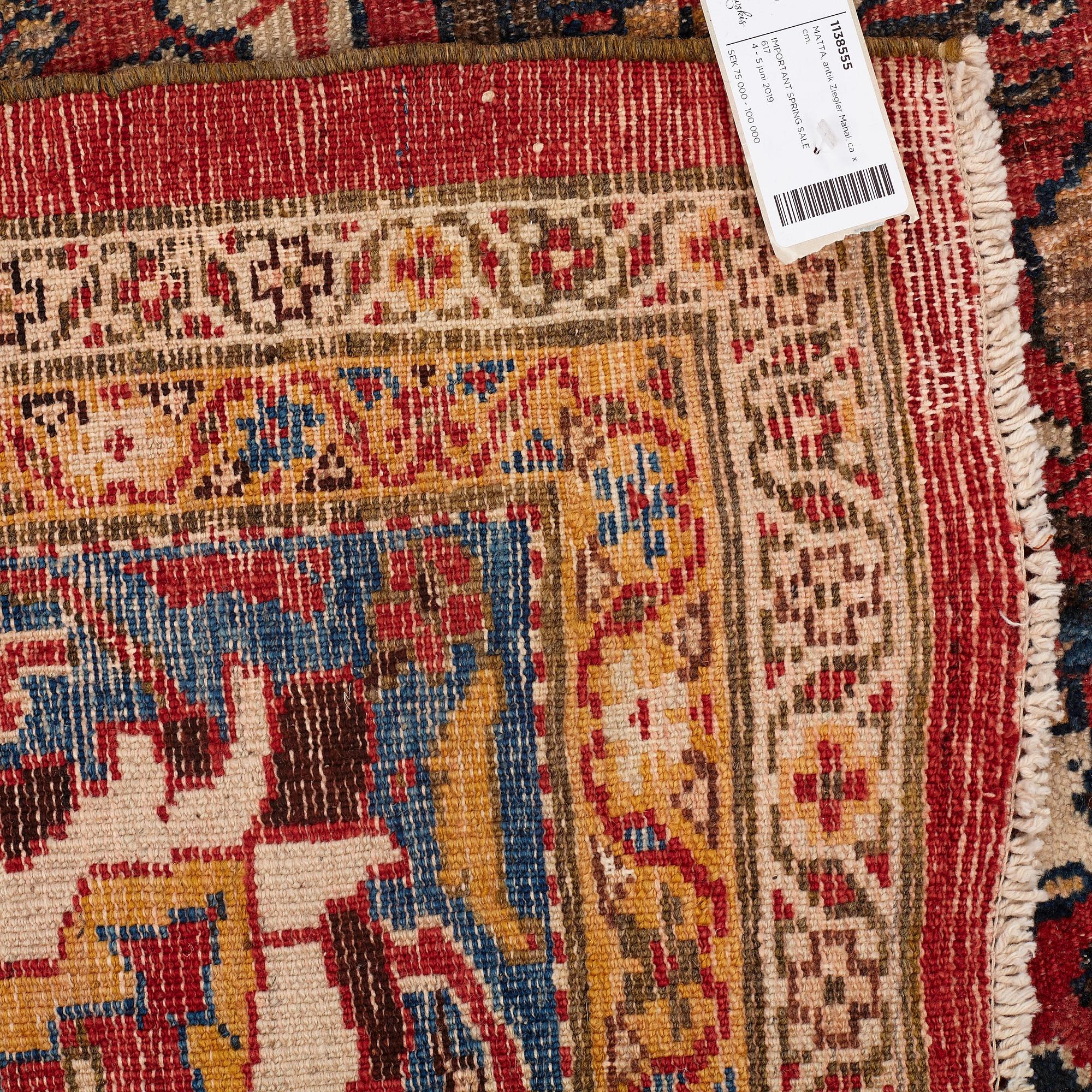 MATTA, antik Ziegler Mahal, ca 391 x 322 cm.