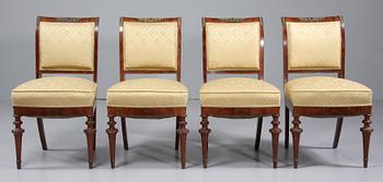 STOLAR, 4 st, senempirestil, 1800/1900-tal.