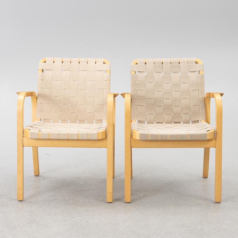 Alvar Aalto, Armchairs, a pair, model 45, Artek, Finland.