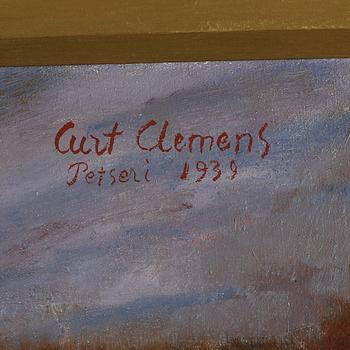 CURT CLEMENS, olja på duk, signerad och daterad 1939.