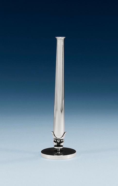 A HARALD NIELSEN sterling orchid vase, by Georg Jensen Copenhagen 1945-77, nr 757.