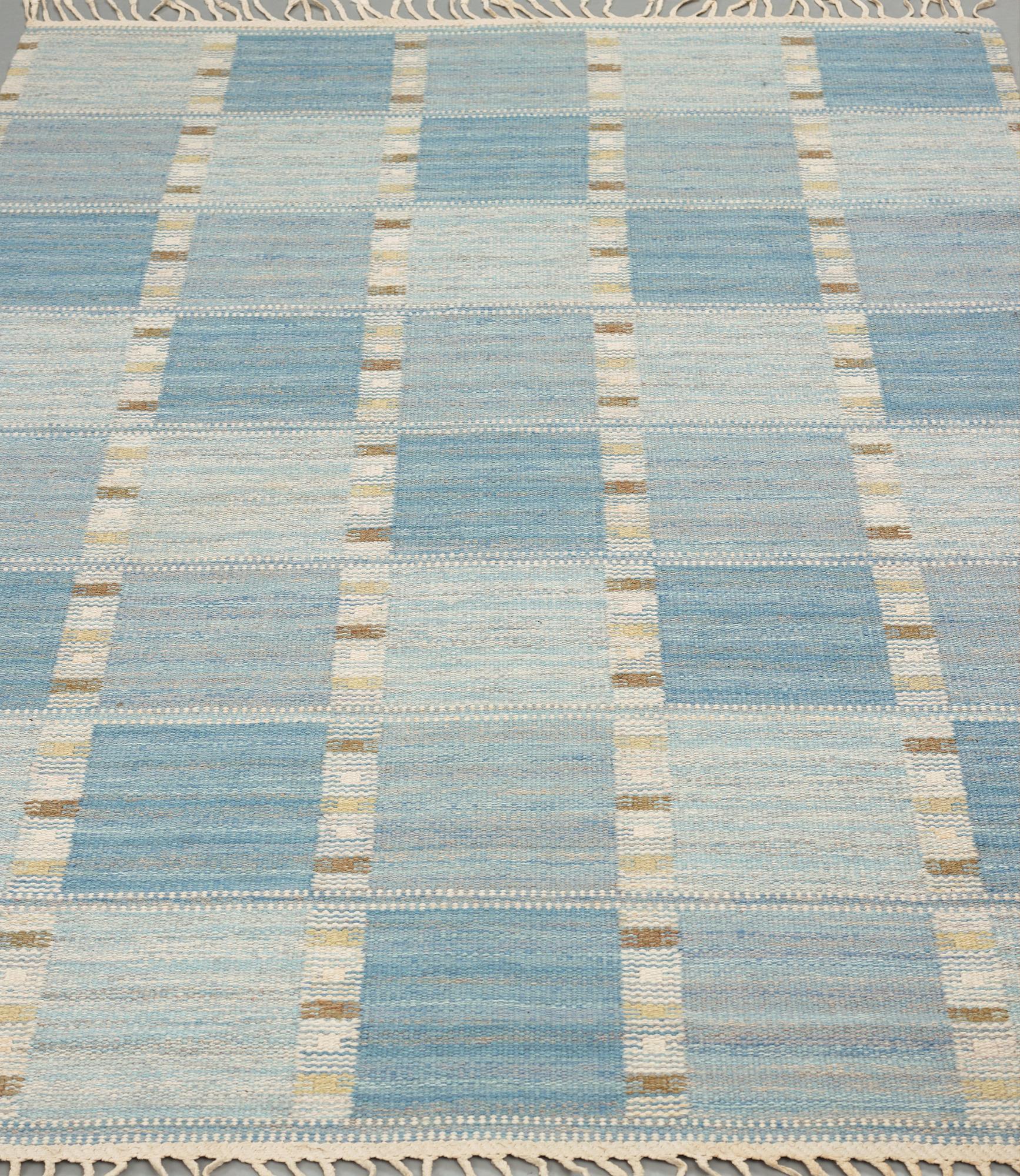 Barbro Nilsson, MATTA, "Falurutan, Duhs", rölakan, ca 220,5 x 146,5 cm, signerad AB MMF BN.