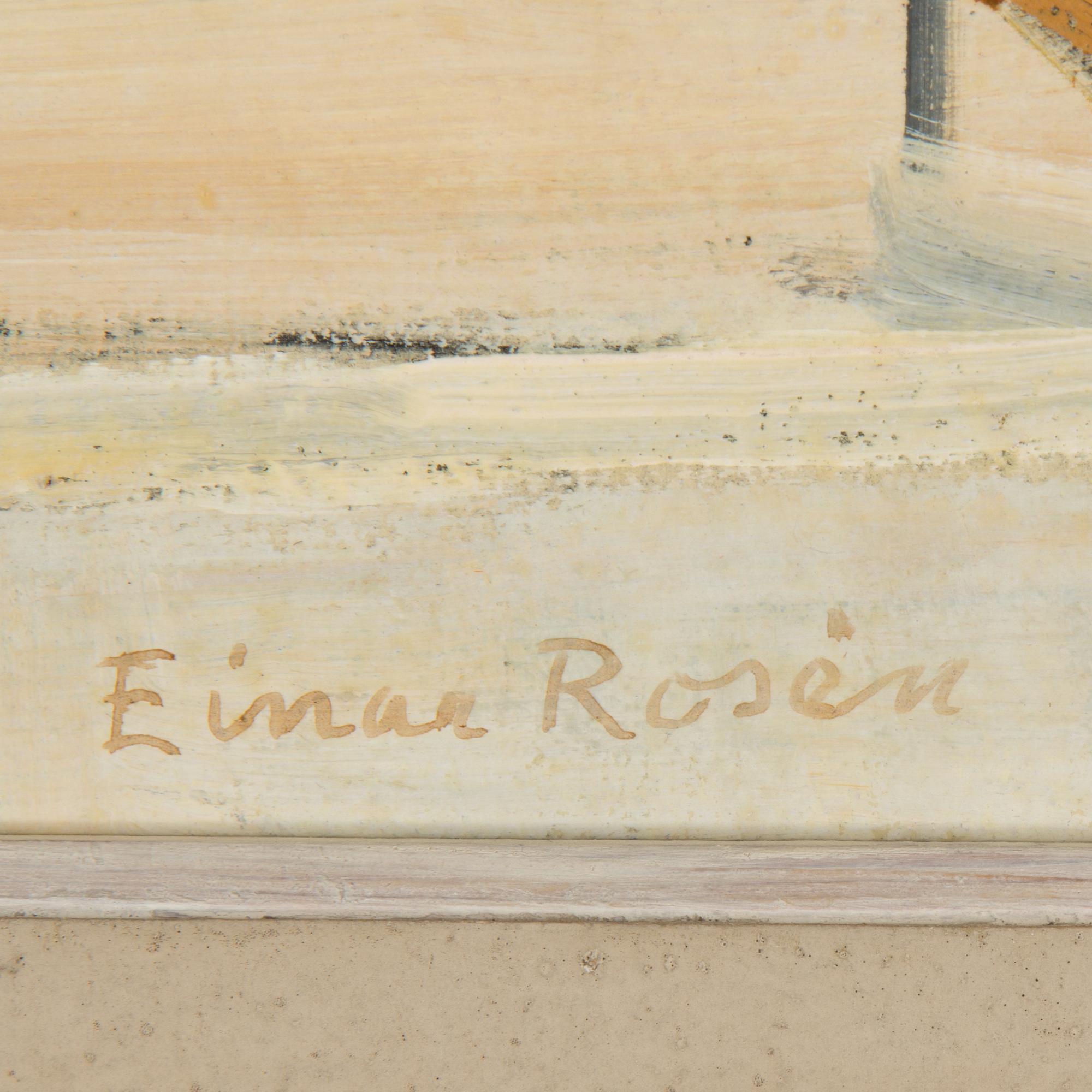 EINAR ROSÉN, oil on panel, signed.