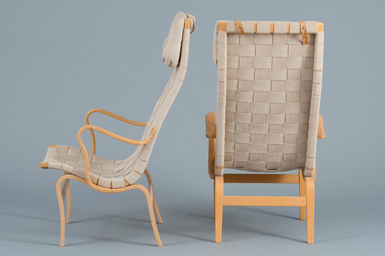 Bruno Mathsson, A PAIR OF ARMCHAIRS.