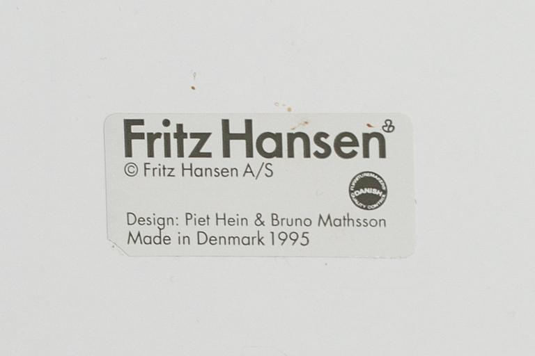 MATBORD, superellips. Bruno Mathson, Piet Hein för Fritz Hansen.