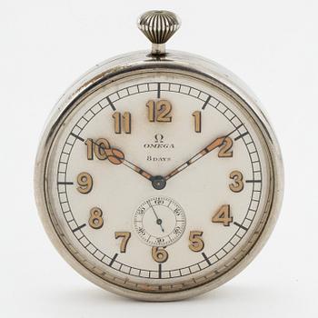 OMEGA, 8 days, pocket watch, 85 mm.