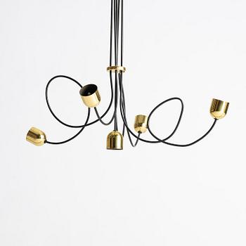 Hans Bergström, ceiling lamp "Kronan", Ateljé Lyktan, 1990s.