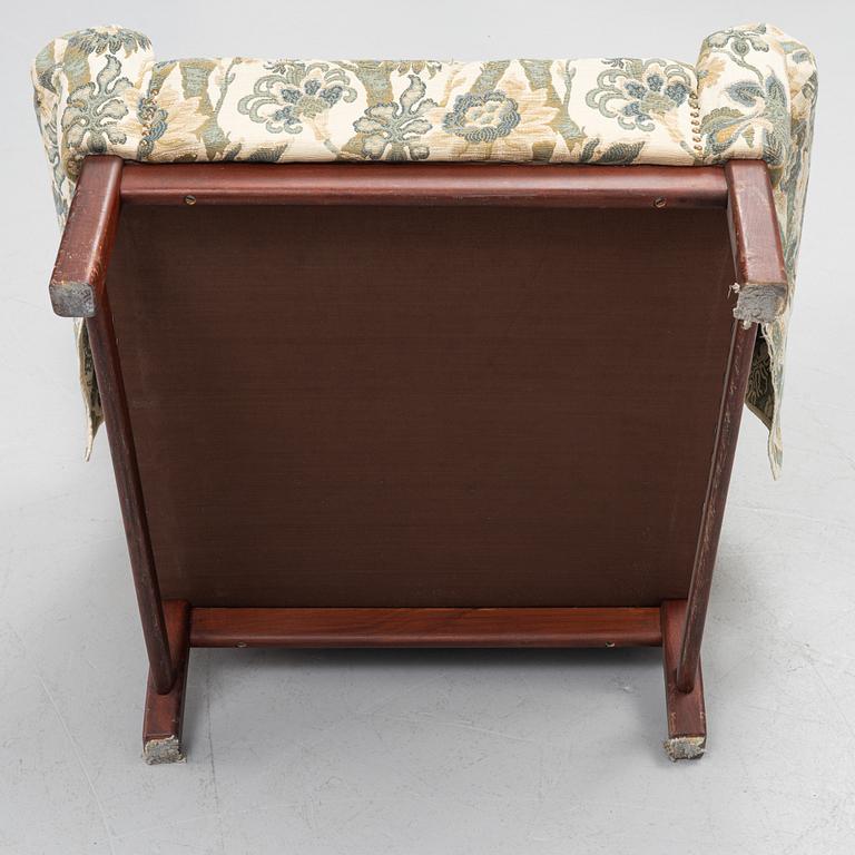 Ragnar Helsén, fåtölj, "Oxford", modell 3543, Firma Svenskt Tenn.