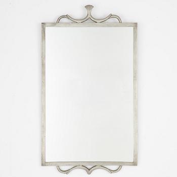 Nils Fougstedt, a Swedish Grace pewter mirror, Firma Svenskt Tenn, Stockholm, 1920s.