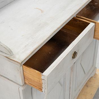 A Gustavian Style Cabinet, 19th century.