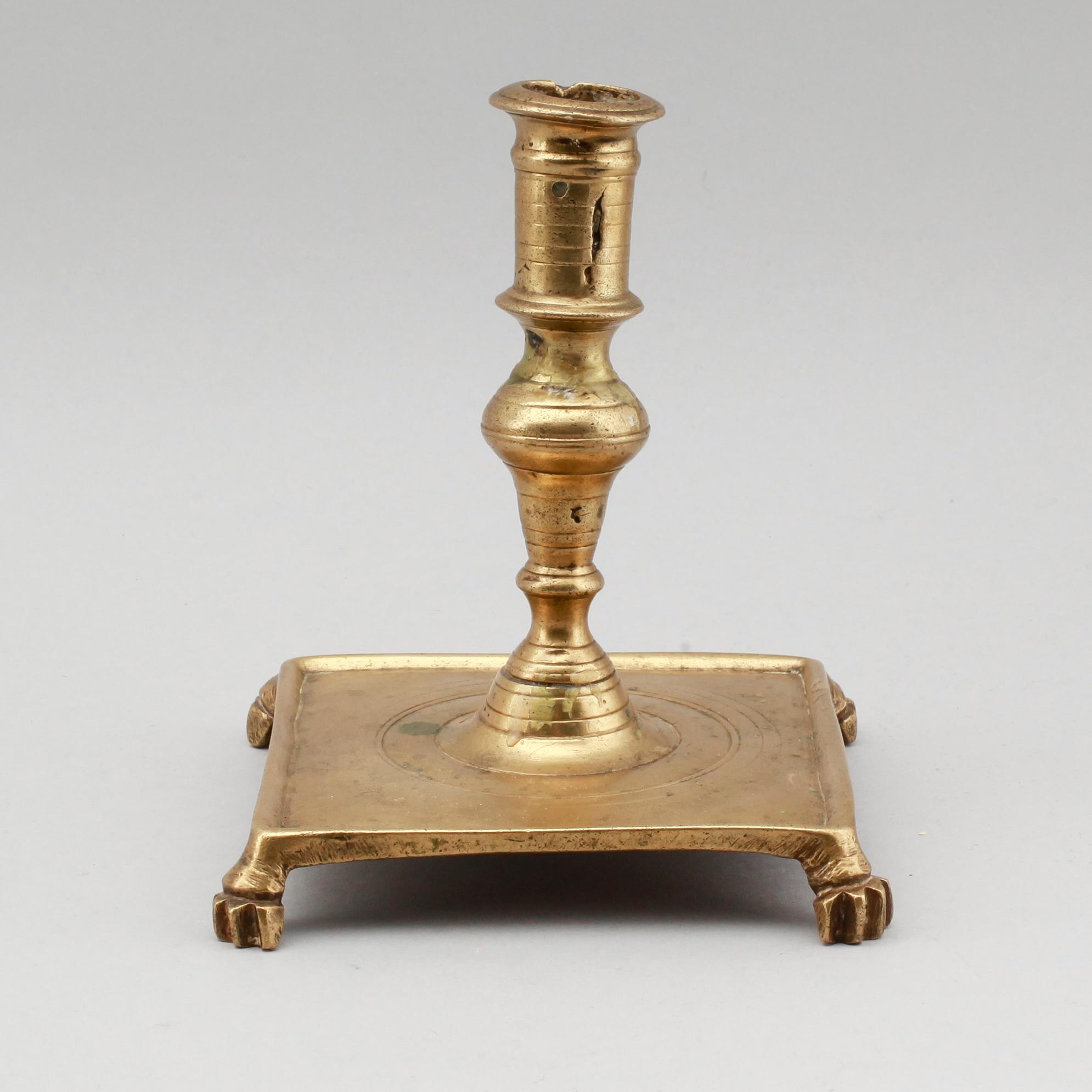 LJUSSTAKE, brons, 1600-tal.