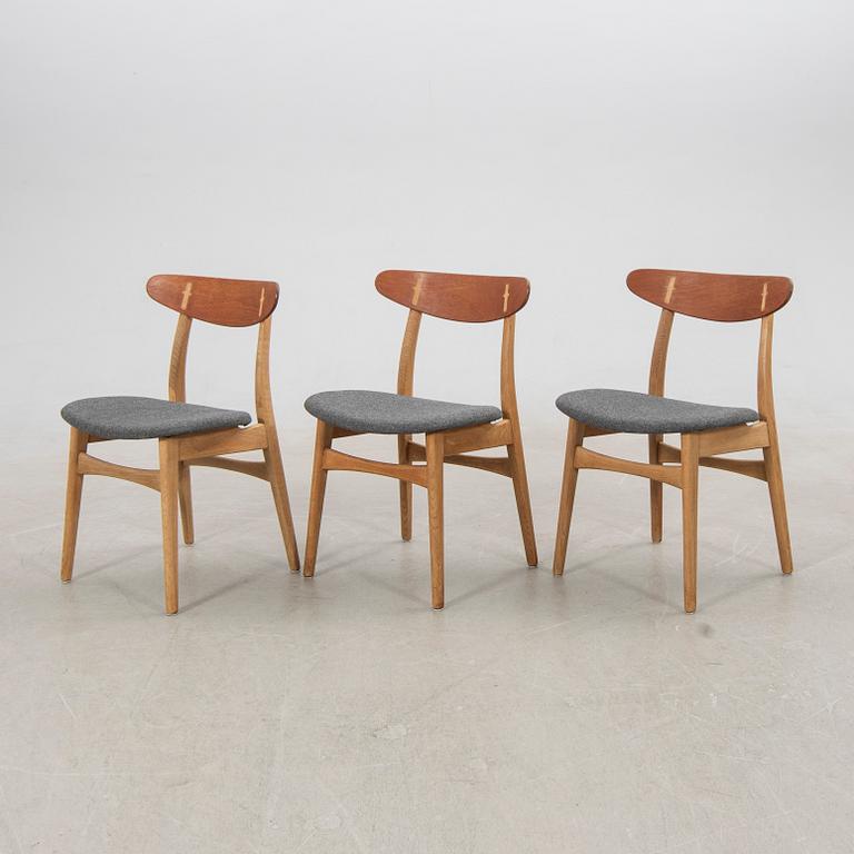 Hans J. Wegner, Chairs 6 pcs, "CH-30", 1950s-60s.