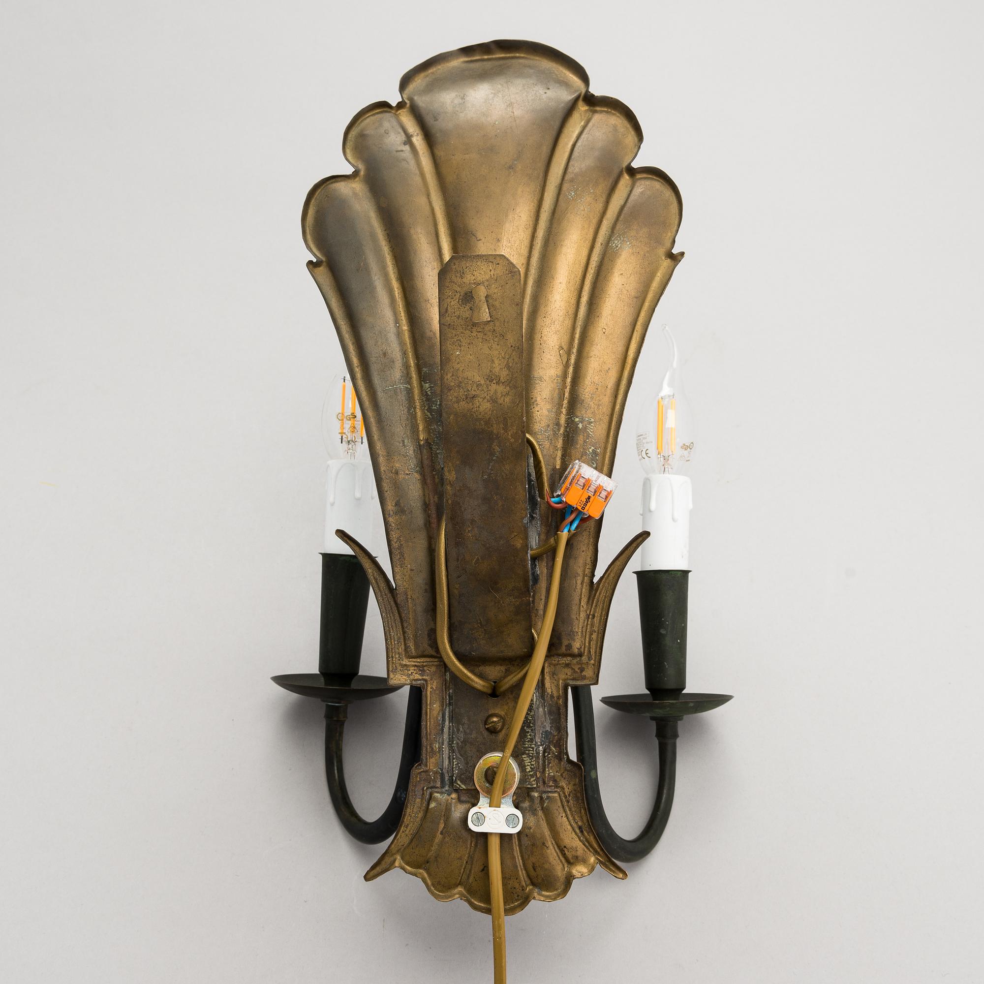 Paavo Tynell, vägglampett, modell 7004, Taito 1930-tal.