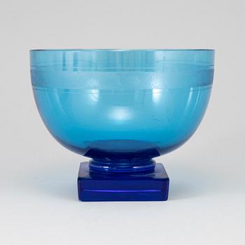 A glass bowl from Daum, Nancy, France.