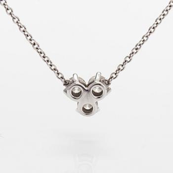 Tiffany & Co, halsband, "Aria", platina med briljantslipade diamanter.