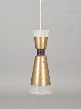TAKLAMPA, 1900-talets mitt. Höjd 54 cm.