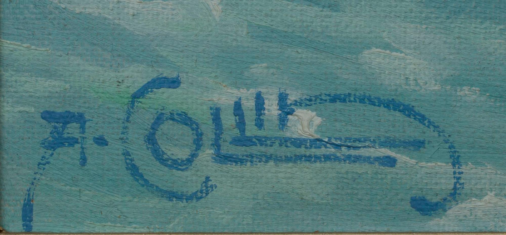 ALFRED COLLIN, olja på duk, signerad.