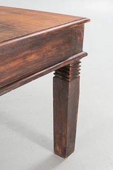 An indian library table from the second half of the 20th century.