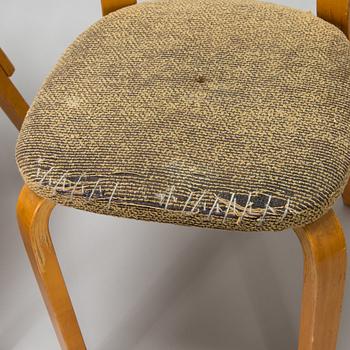 Alvar Aalto, stolar, 6 st, modell E 69 för O.Y. Huonekalu- ja Rakennustyötehdas A.B. 1900-talets mitt.