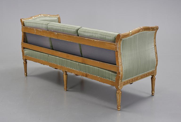 BANKETTSOFFA, gustaviansk stil, 1900-tal.