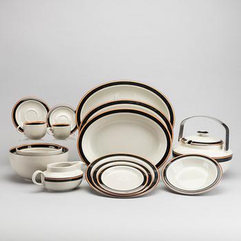 A 75 PCS DINNER SERVIS "REIMARI" INKERI LEIVO FOR ARABIA FINLAND.