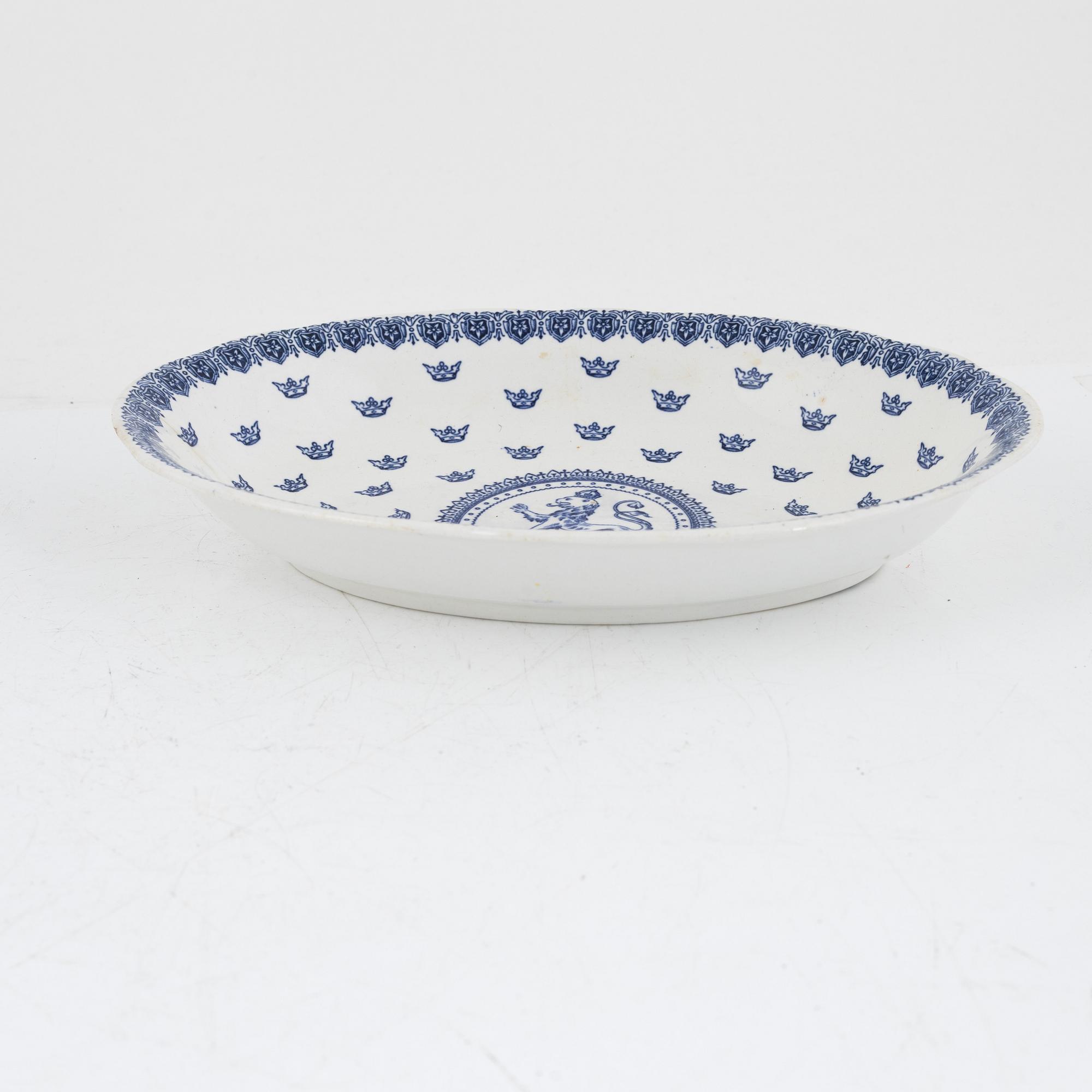 Rörstrand, matservis, 37 delar, "Svea", omkring 1900.