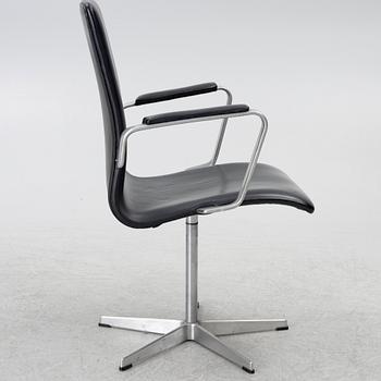 Arne Jacobsen, an 'Oxford' chair, Fritz Hansen, Denmark, 1969.