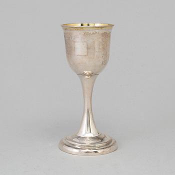 A Swedish parcel-gilt silver cup, mark of Erik Ernander, Uppsala (1775-1809).
